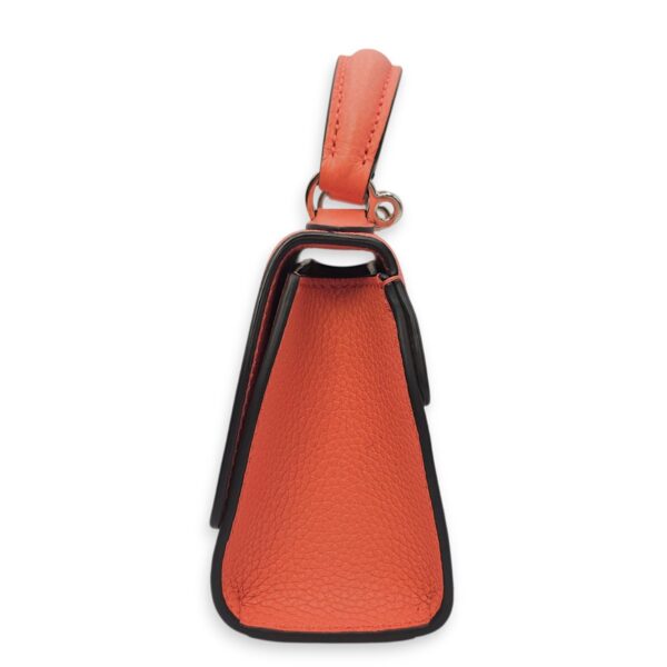 Rejane Nano Pink Shoulder Bag in Calfskin, Silver hardware - Image 4