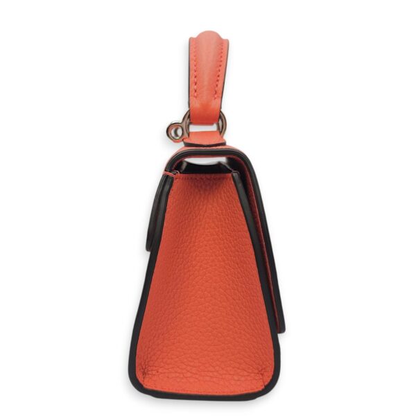 Rejane Nano Pink Shoulder Bag in Calfskin, Silver hardware - Image 5