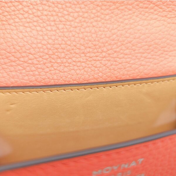 Rejane Nano Pink Shoulder Bag in Calfskin, Silver hardware - Image 16