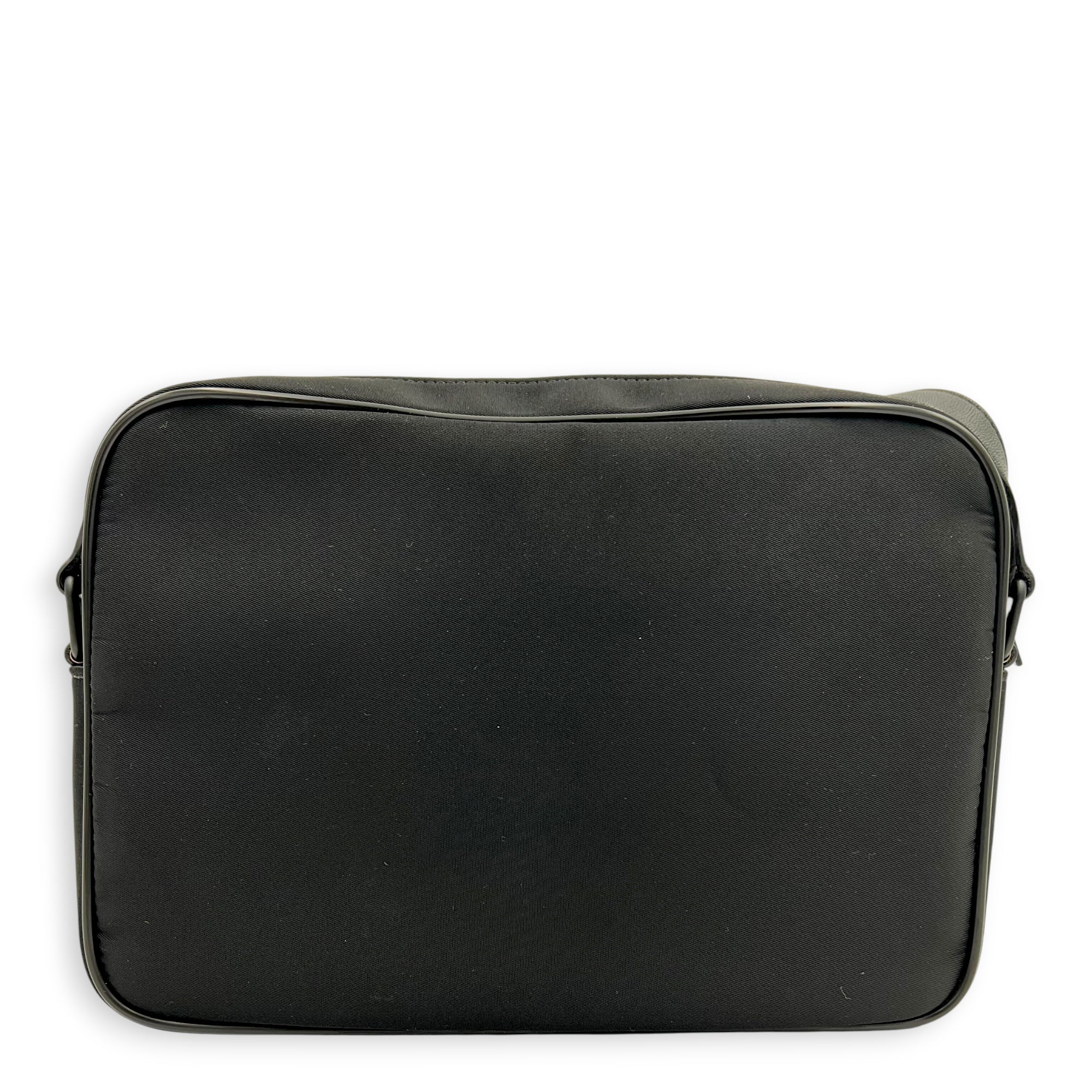 Others Messenger Black in Nylon, Matte black hardware - Image 3