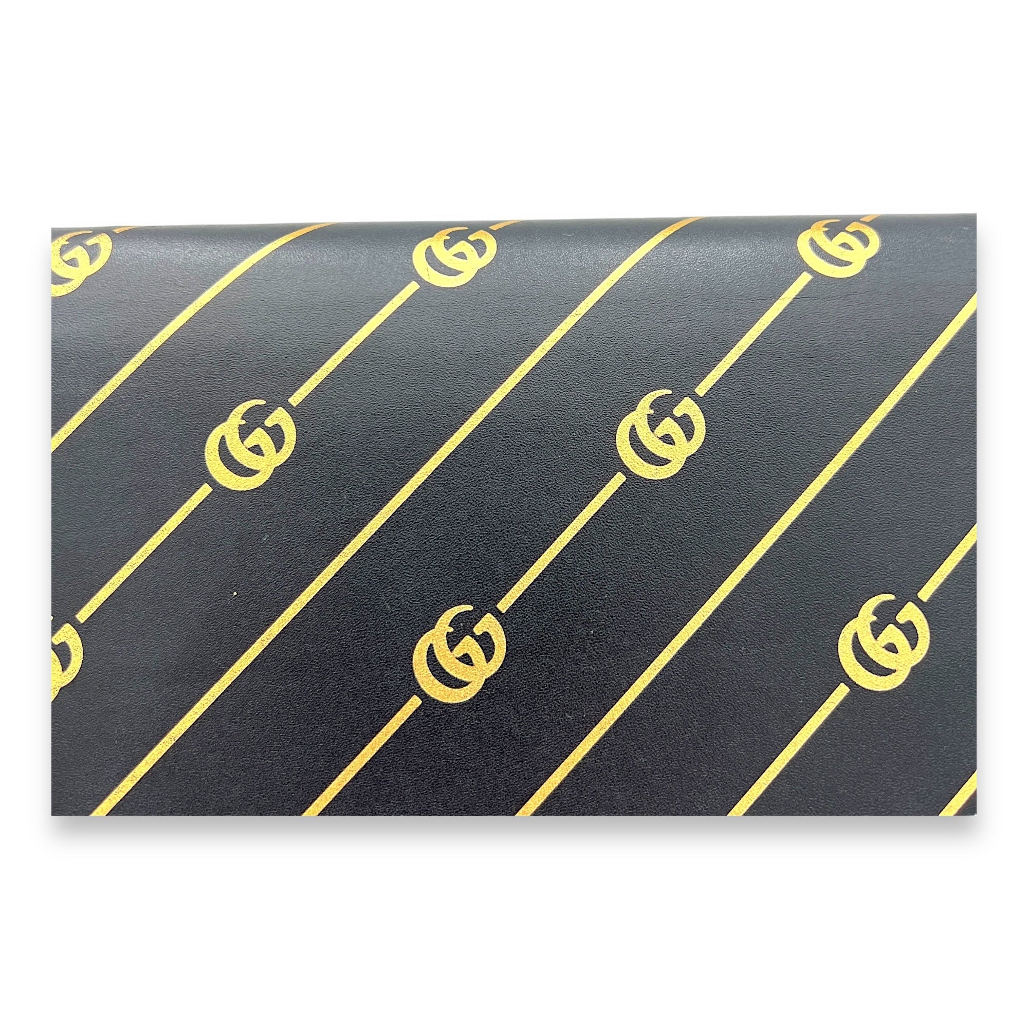 GG Black Wallet On Chain in Calfskin, Gold hardware - Image 8