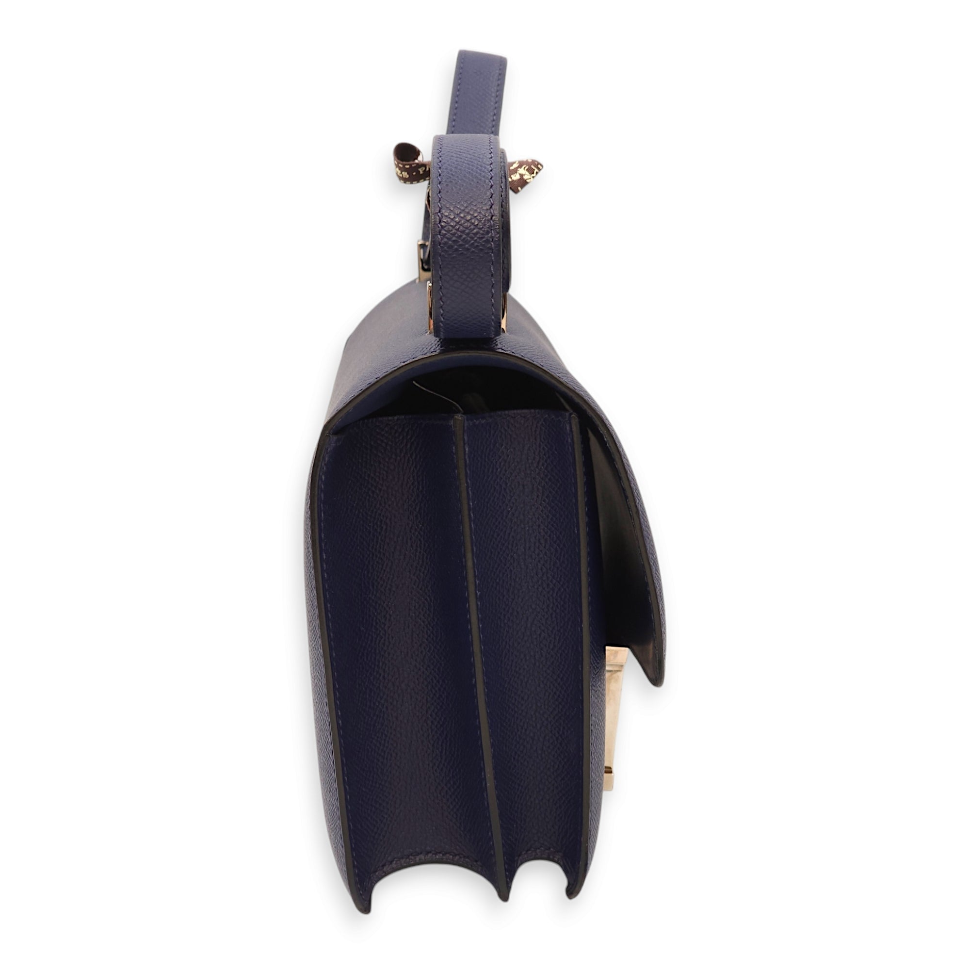 Constance 24 Blue Sapphire in Epsom, Palladium hardware - Image 7