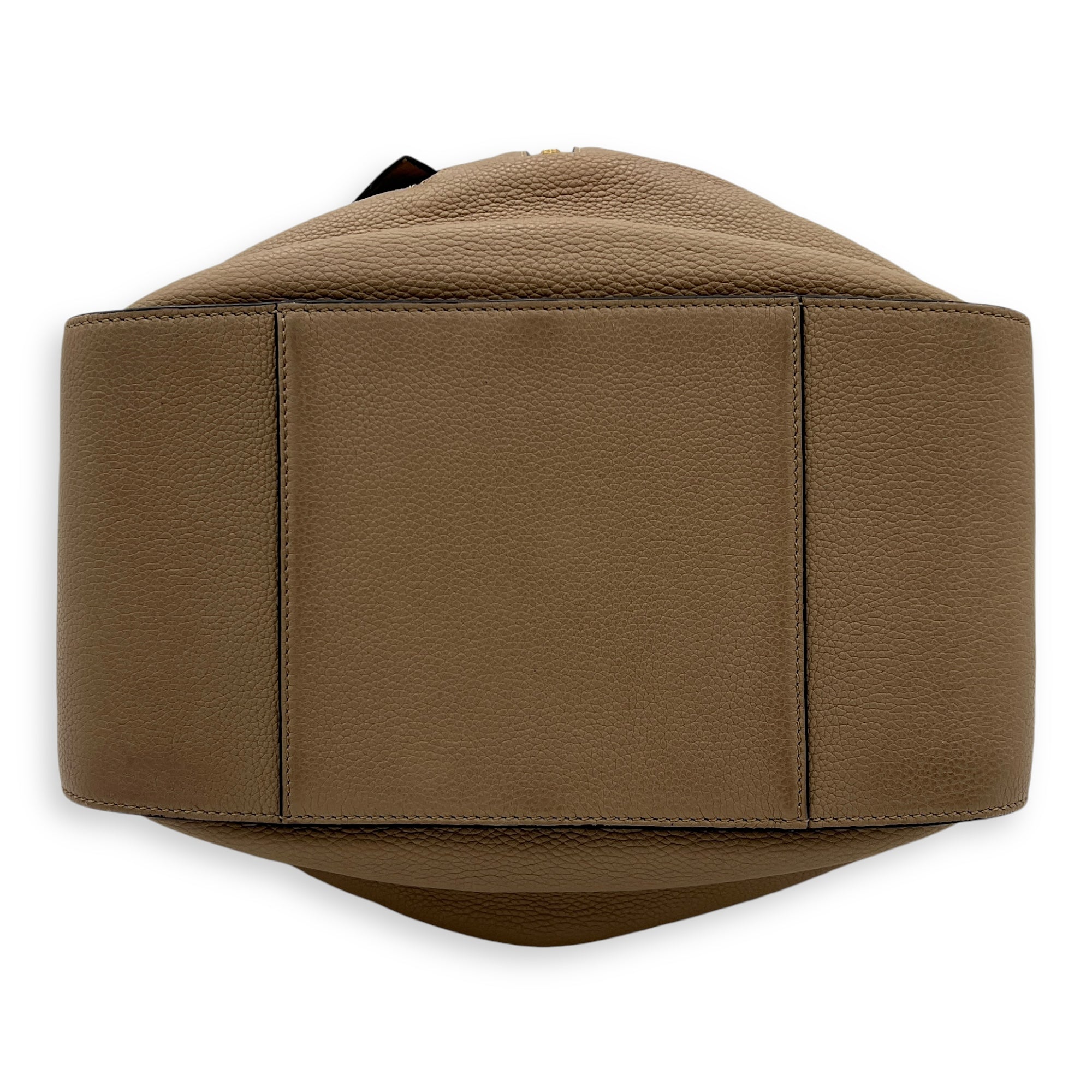 Hammock Small Brown Top Handle Bag in Calfskin, Gold hardware - Image 6