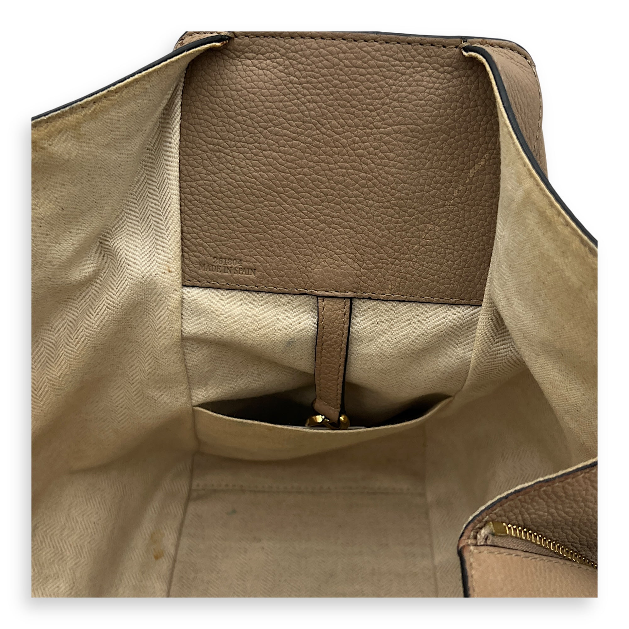 Hammock Small Brown Top Handle Bag in Calfskin, Gold hardware - Image 9