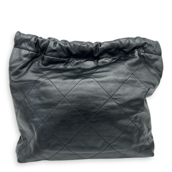 22 Tote Shoulder Bag Black in Calfskin, Gold hardware - Image 3