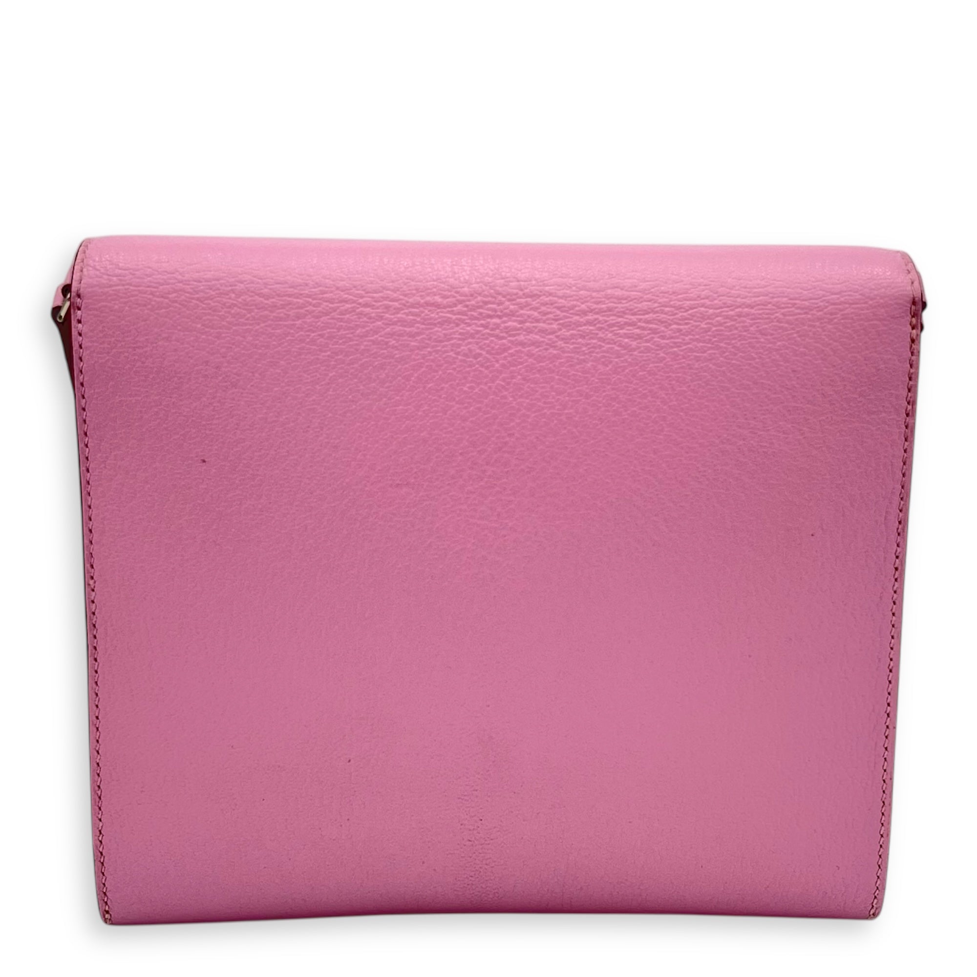 Cinhetic To Go Mauve Sylvestre Shoulder Bag in Epsom, Palladium hardware - Image 3