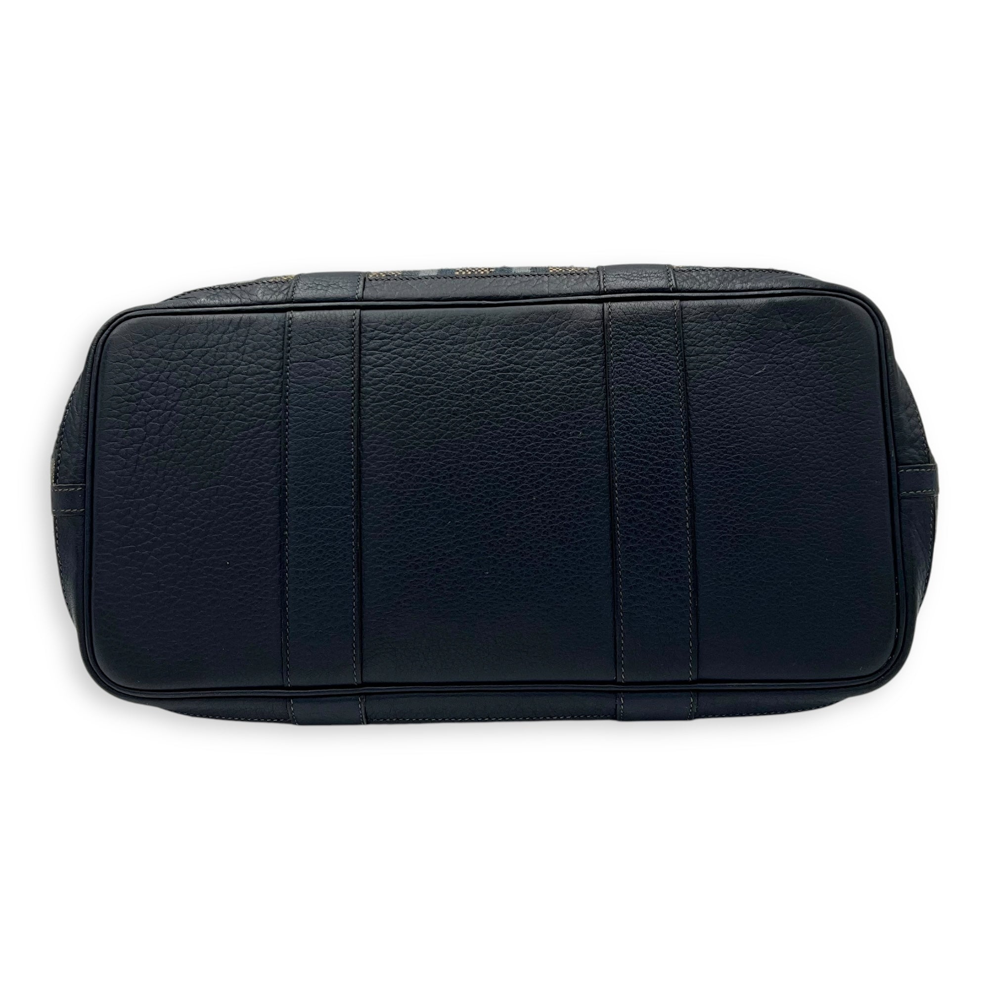 Garden Party 36 Blue Tote Bag in Tweed, Silver hardware - Image 6