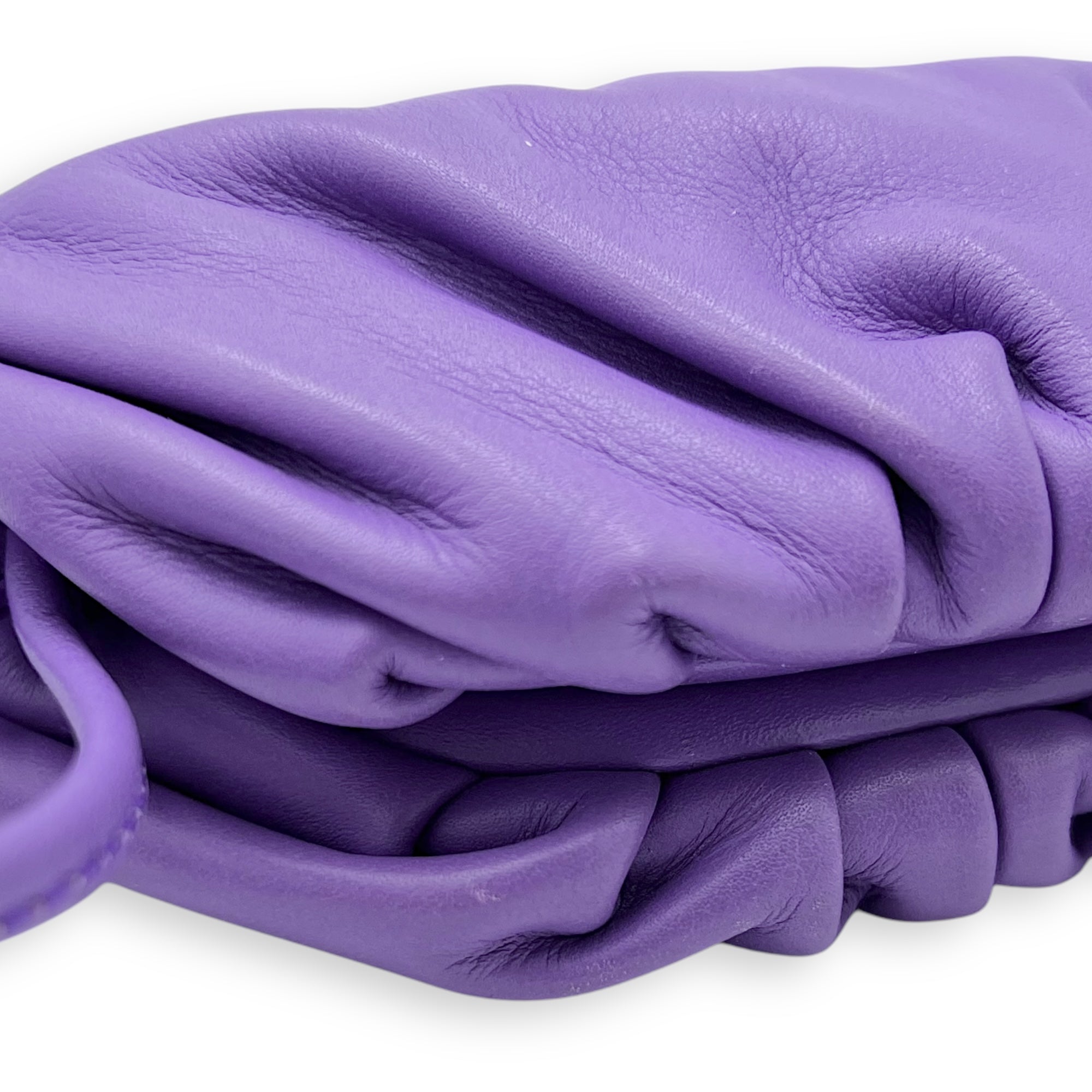 The Pouch Mini Purple Coin Purse in Lambskin, Gold hardware - Image 8