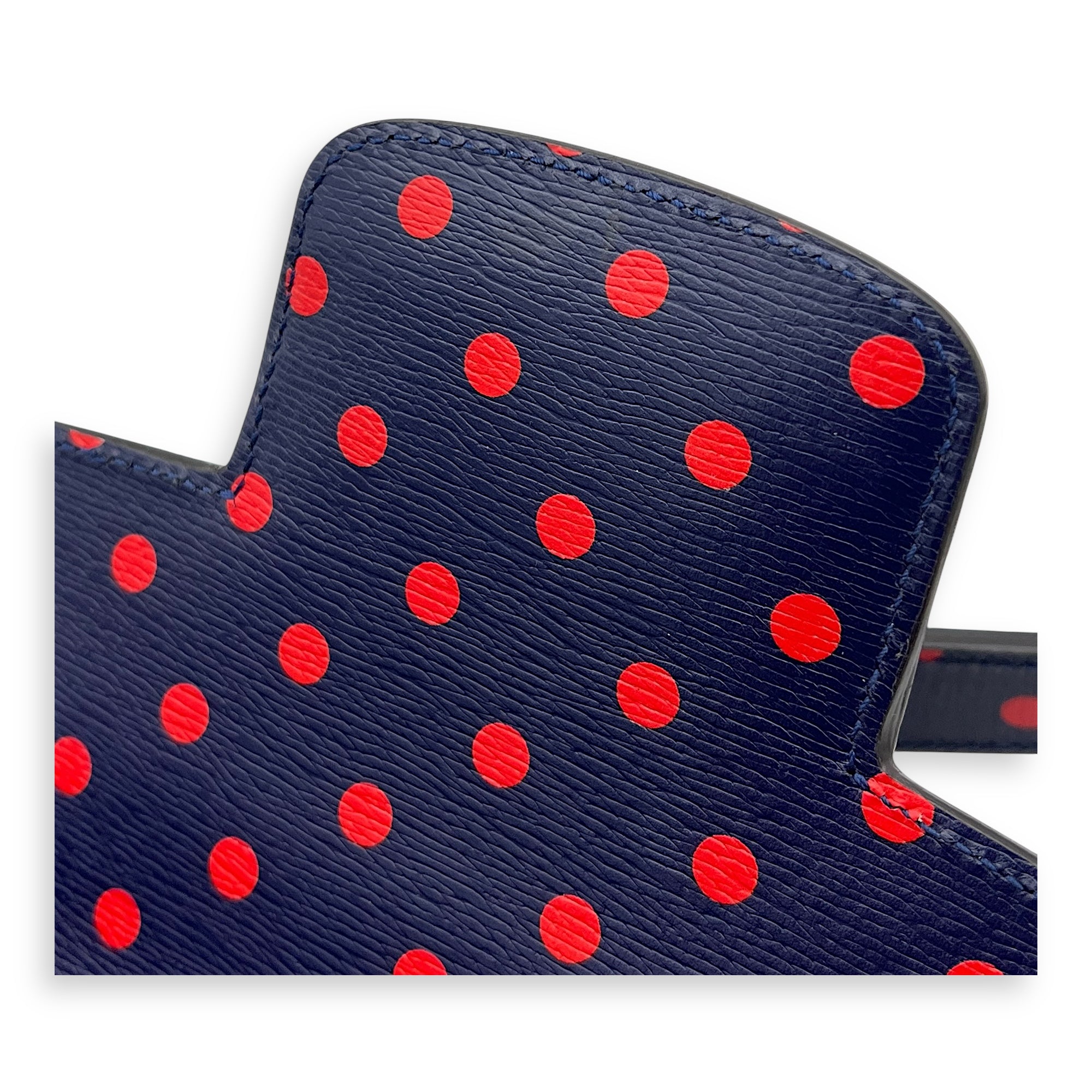 Horsebit 1955 Shoulder Bag Blue in Calfskin, Gold hardware - Image 11