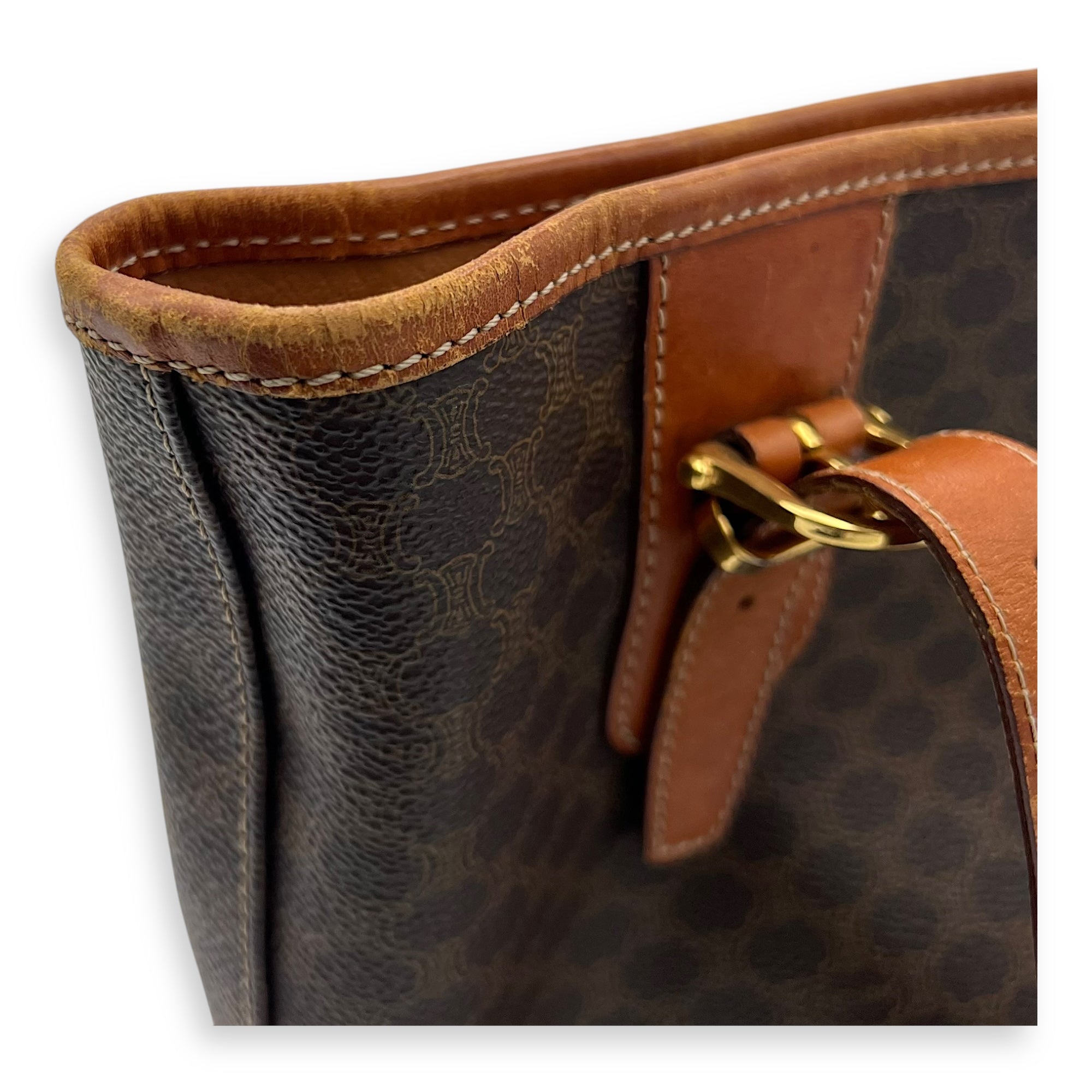 Macadam Shoulder Bag Brown in Coated Canvas, Gold hardware - Image 18