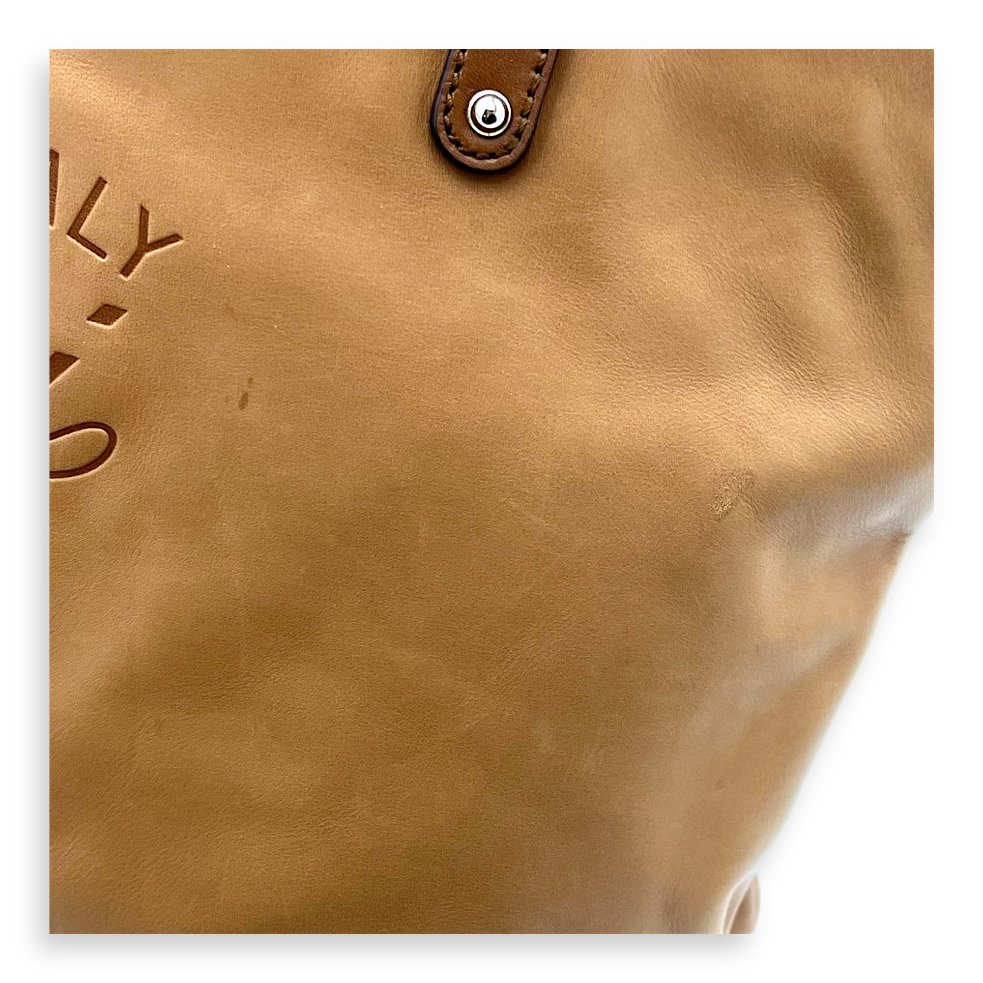 GG Tote Bag Brown in Calfskin, Gold hardware - Image 11